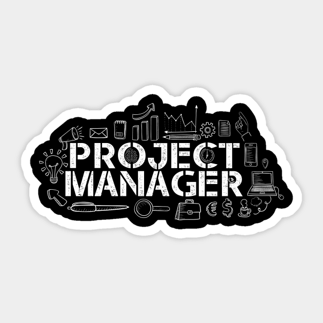 PROJECT MANAGER Sticker by ilovemubs